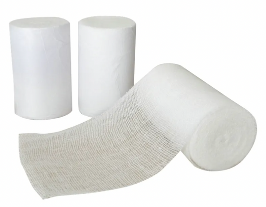 Rolled Gauze Dressings for Wound Care - 10 Count