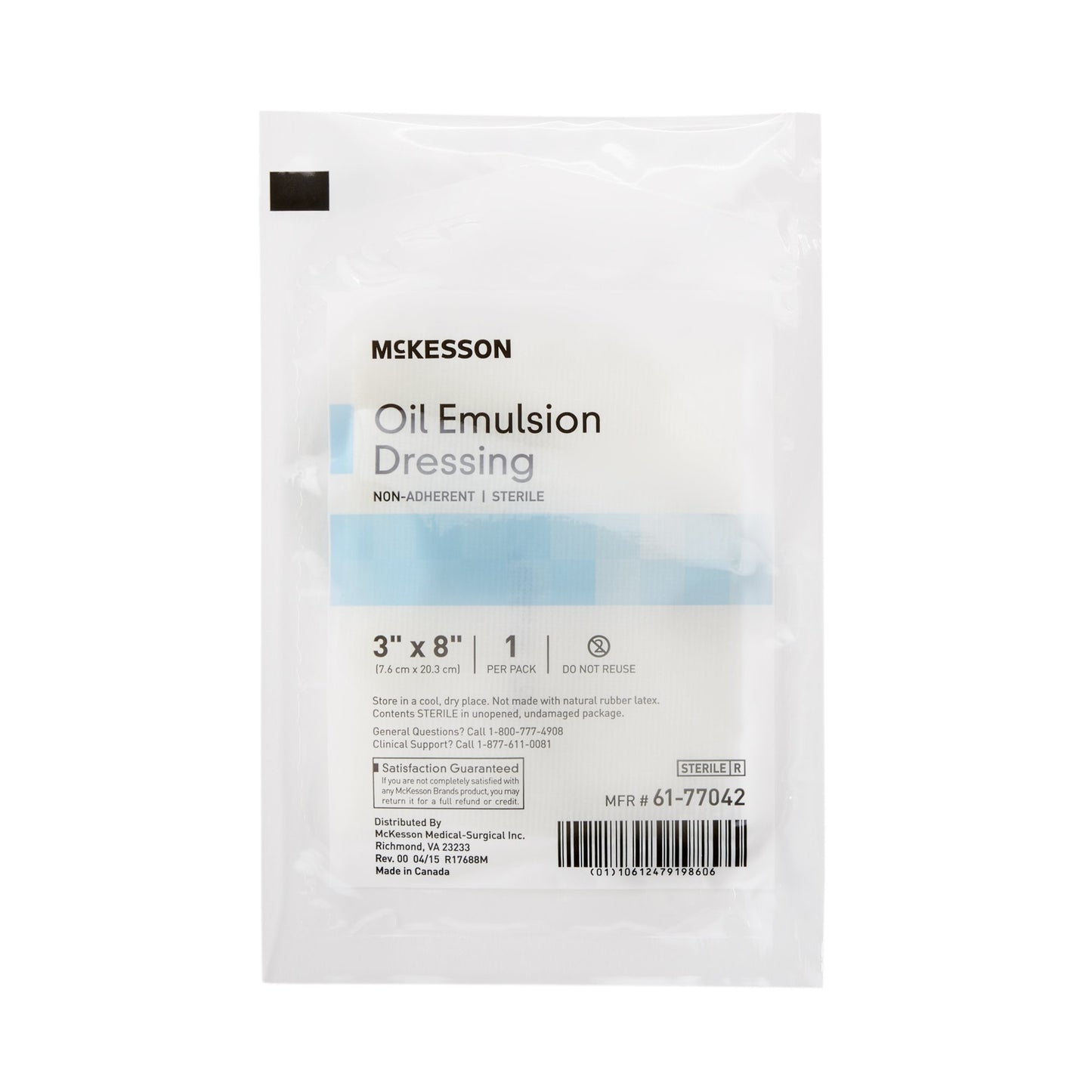 McKesson™ Performance Oil Emulsion Impregnated Gauze 3x8 Sterile - 48 Ct (2 boxes of 24)
