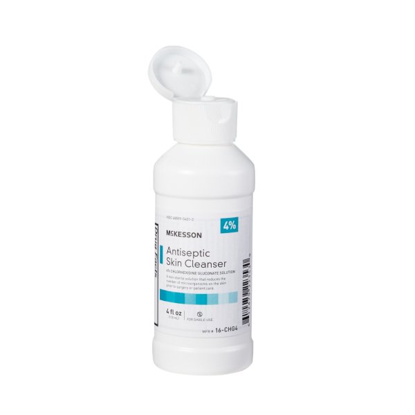 Antiseptic Skin Cleanser 4 oz. - 48 Pack - Chlorhexidine Gluconate