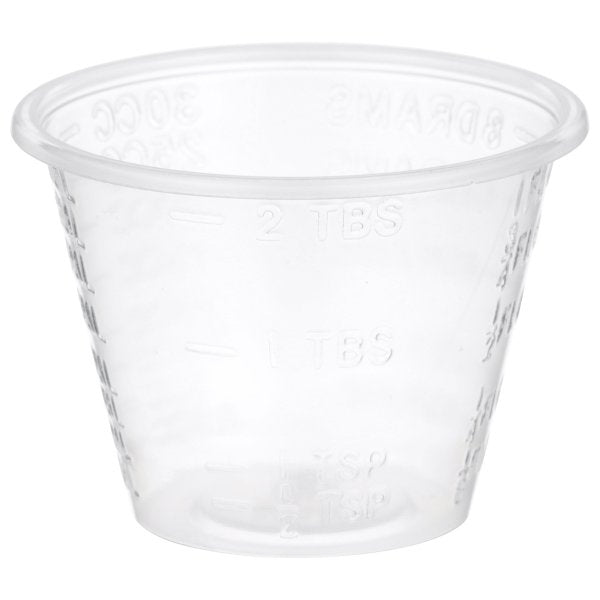 Medicine Cup Clear Plastic Disposable 1 oz. - 5000 count