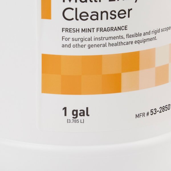 Multi-Enzymatic Instrument Detergent McKesson Liquid (1 Gallon Jugs, Case of 4) Jug Fresh Mint Scent