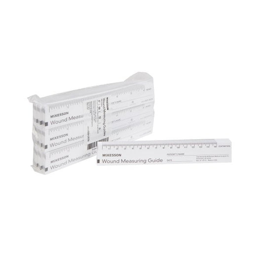 Wound Measuring Ruler McKesson 6 Inch Length Paper Wound Ruler - 600 Pack